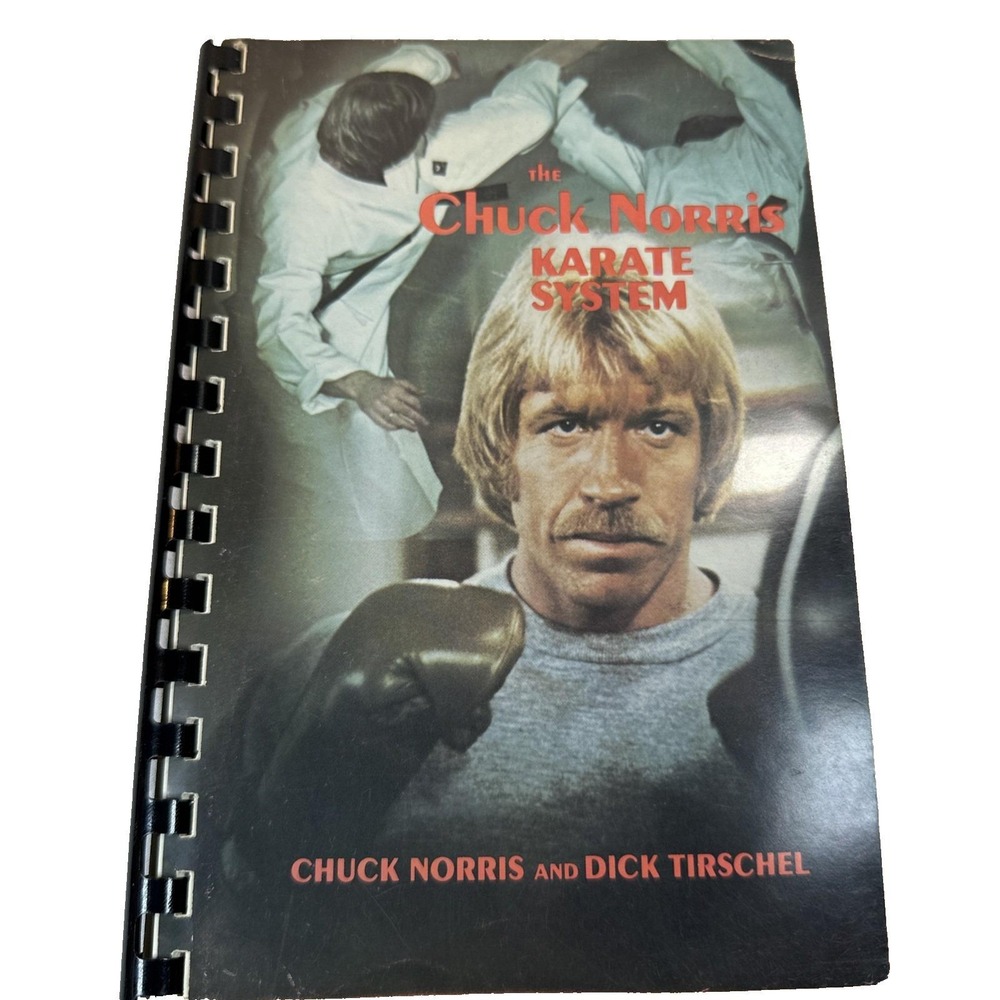 Vtg 1973 Chuck Norris Karate System Manual Book - 1st Edition 3rd Print Rare GA